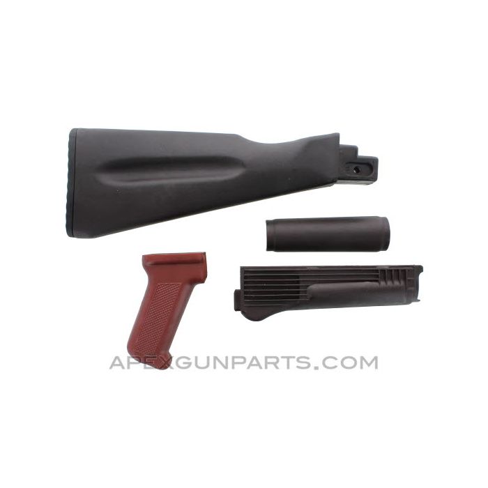 Bulgarian AK-74 Stock Set, Polymer, Plum *Very Good*