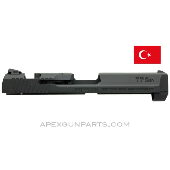 Canik TP9 SA Pistol Slide, 9x19, With Fixed Front Sight, Mostly Stripped, *Very Good* 