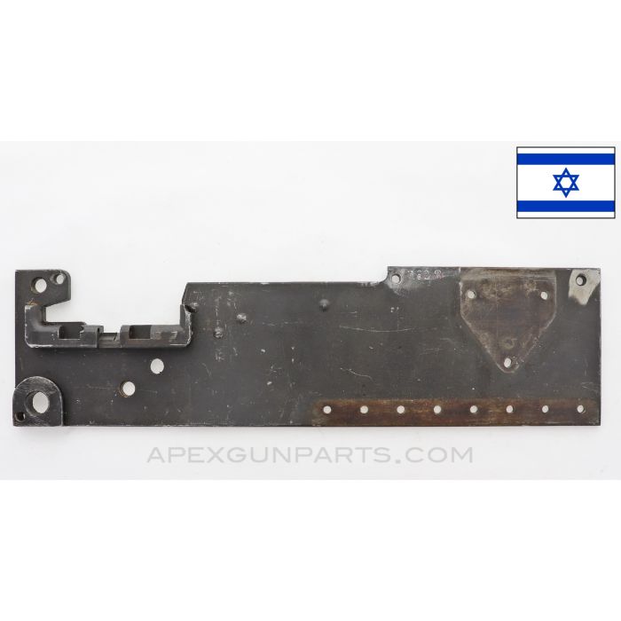 Browning 1919 Left Hand Side Plate (LHSP), w/ Pawl Bracket & Extractor Cams, Israeli 7.62 NATO *Good*