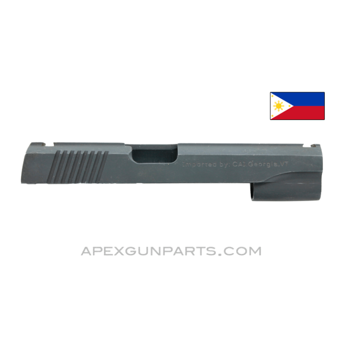 Shooters Arms (S.A.M.) Blue Thunder Pistol Slide, Black, .45 ACP, 1911A1 Clone, *Very Good*