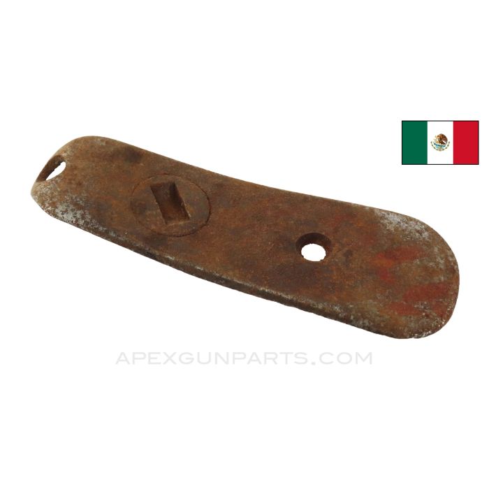 Mexican M54 Mauser Buttplate with Trapdoor *Fair*