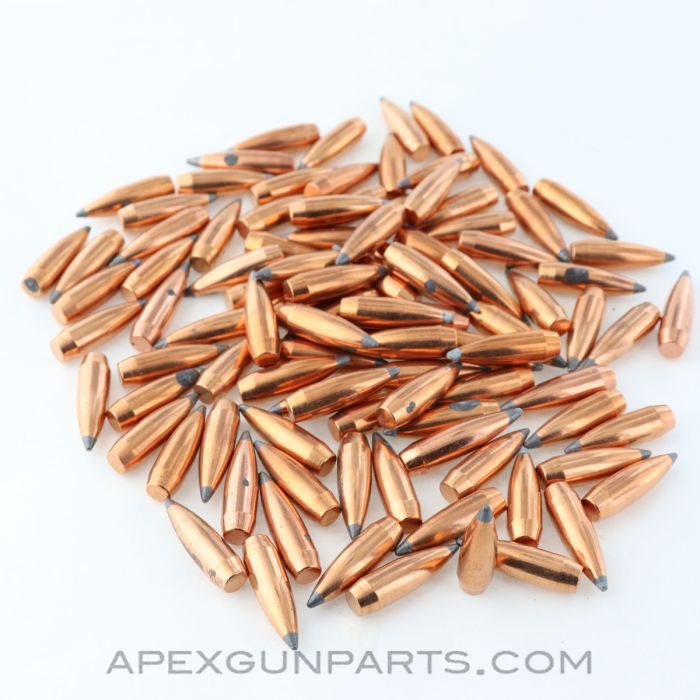 .30 Cal Soft Point Bullets, 150 Grain, 100 count, Stained *Unused* 