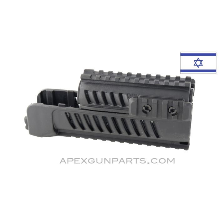 VZ-58 Handguard Set w/Picatinny Rails, MAKO, Polymer Black *NOS* 