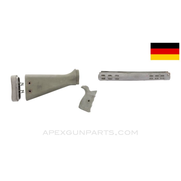 G3 / HK91 Stock Set, Sandblasted, OD Green Polymer *Fair*