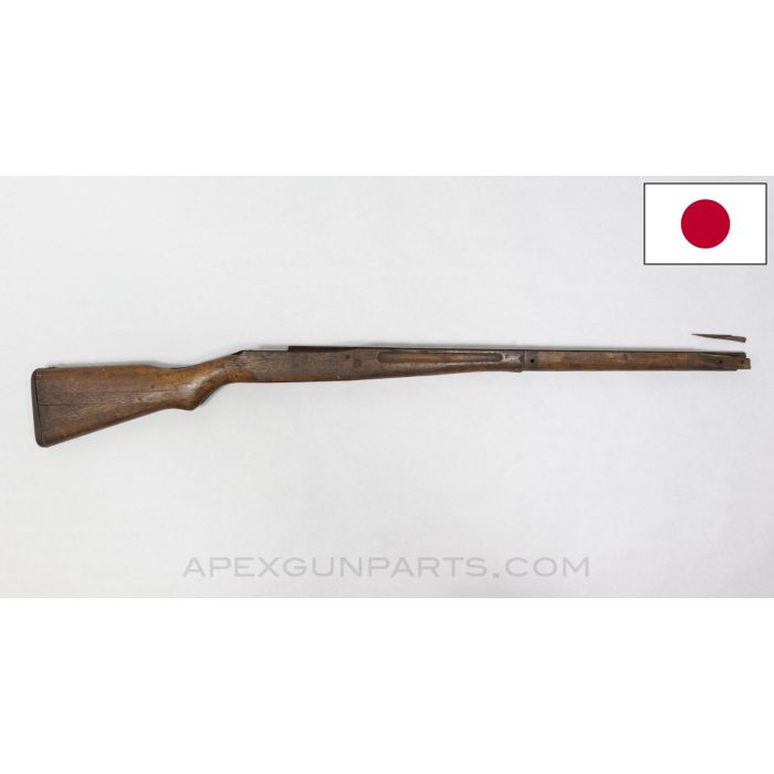 Japanese Type 99 Arisaka Stock, 40", Cracked, Wood *Fair*