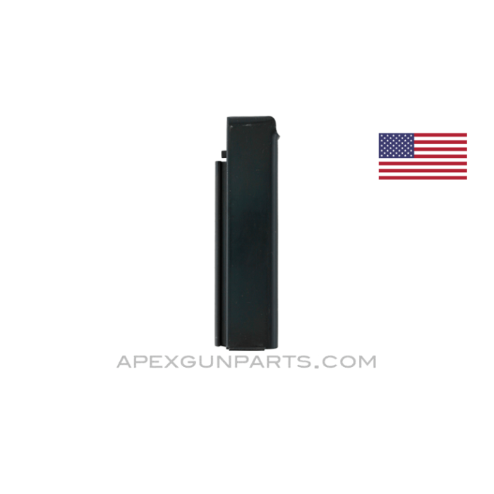 Thompson SMG Magazine, Mixed Manufacture, 20rd, .45 ACP, Blued Steel, USGI, *Very Good* 