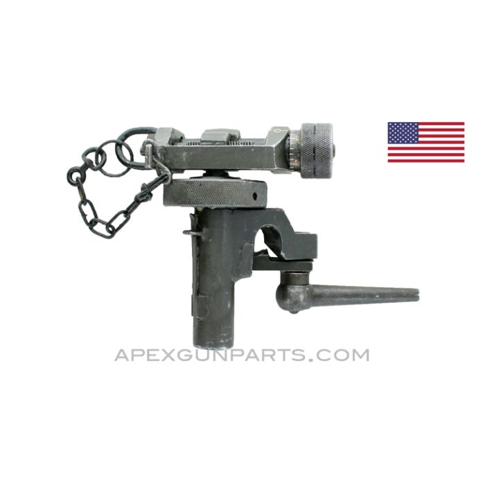 T&E Mechanism, Locking Lever, Fits M2 Tripod, 1919 Browning .30, Complete, *Very Good*