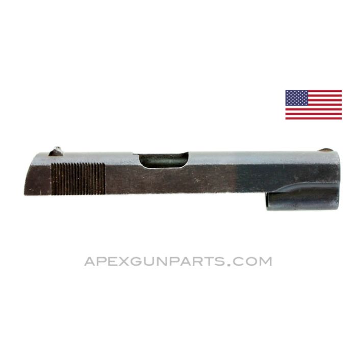 USGI 1911A1 Pistol Slide, US & S Manufactured, No Firing Pin, .45 ACP *Good* 