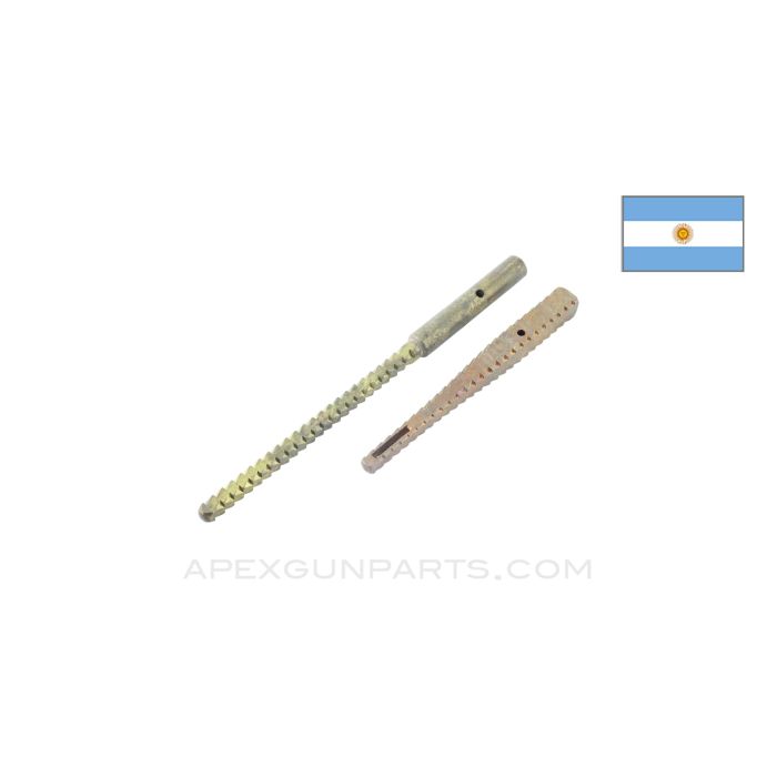 M1909 Argentine Mauser Brass Chamber Reamer & Barrel Cleaner Tips, *Very Good*