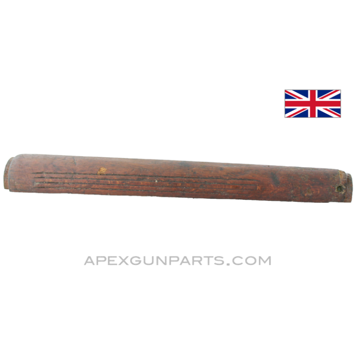Enfield #4 Rear Handguard, Grooved / Reeded, Wood *Good*