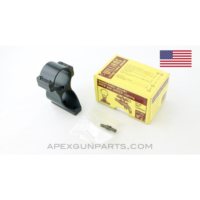 Remington 700 Rear Scope Mount, 1", Williams Sight-Thru, Type "E" *NIW*