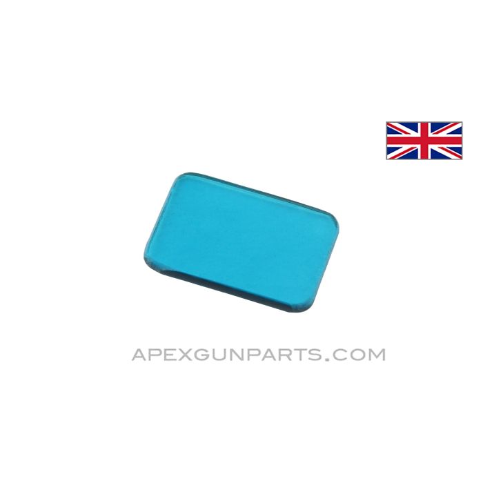 Lee-Enfield Aim Corrector Glass, Small, Blue Color *Good* 