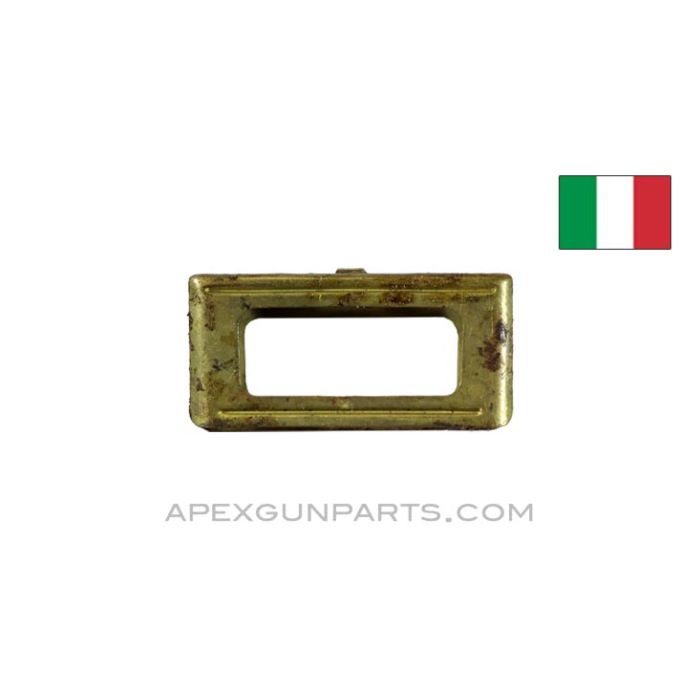 Italian Carcano Rifle Block Clip, 6rd, Brass, *Good* 