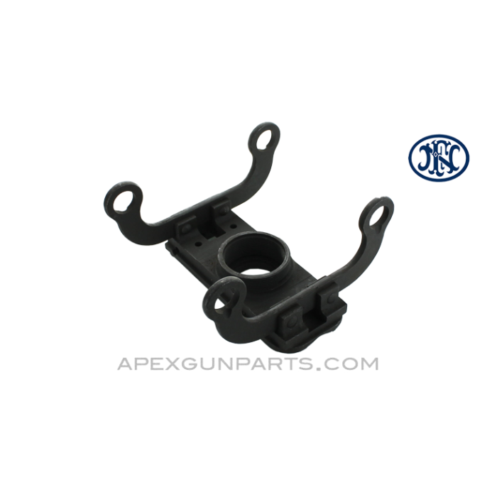 Browning M2 .50 Cal. Backplate, w/Grip Frame, Parkerized, Incomplete, FN Belgium, *Good* 