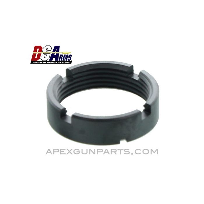 AR-15 Titanium Buffer Tube Lock Ring, Black Finish, by DS Arms, *NEW*