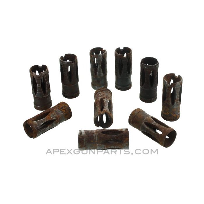 SPECIAL! 10 Pack of G3/HK91 Flash Hiders *RUSTY, AS-IS*