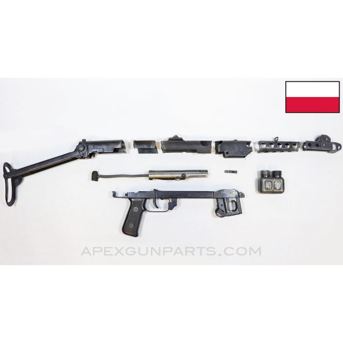 PPS43 Parts Kit, w / Warped Pivot Hole, Polish, 7.62x25 *Good*