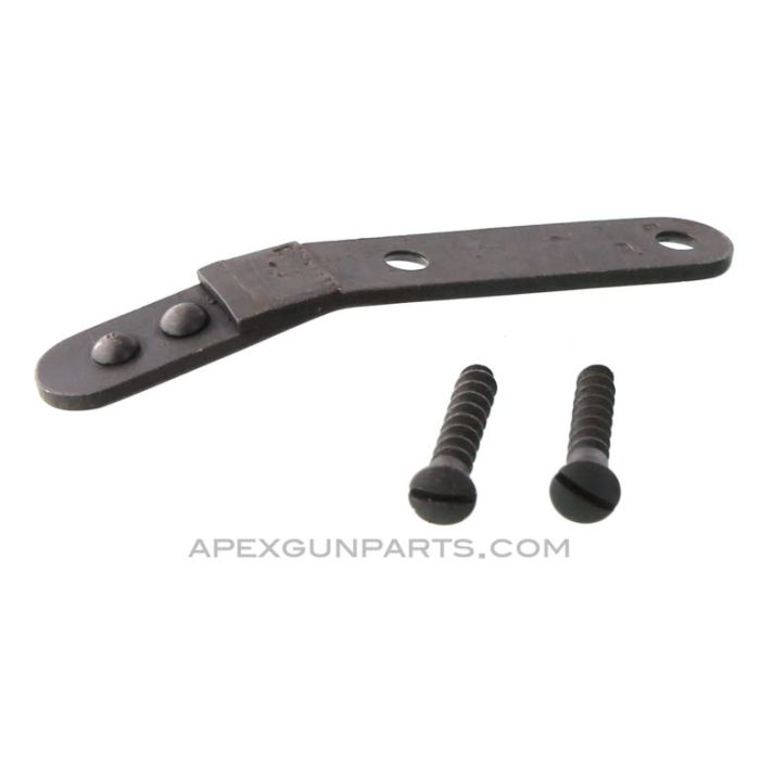 Polish AK47 1960 Milled Buttstock Tang W/Screws *Refinished*