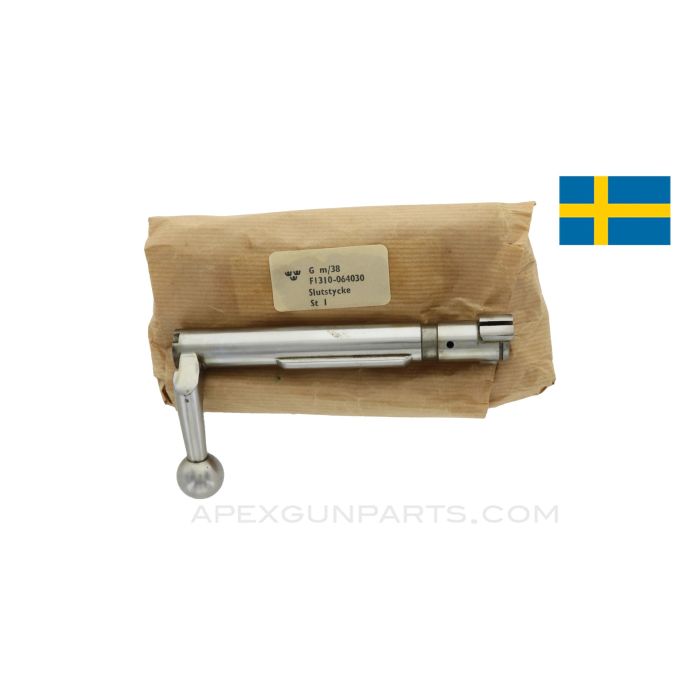 Swedish M38 Bolt, Stripped, 6.5x55 *NIW*