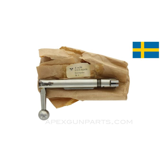 Swedish M96 Bolt Body, No Parts Fitted, 6.5x55 *NIW*