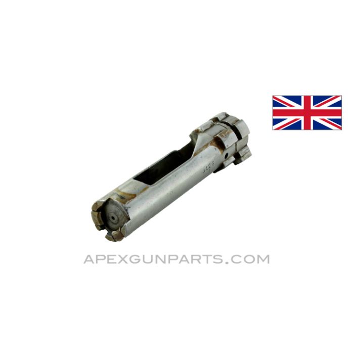 Lewis Gun Bolt, With Operating Stud and Extractors, Non-Matching, .303 BR. *Good* 
