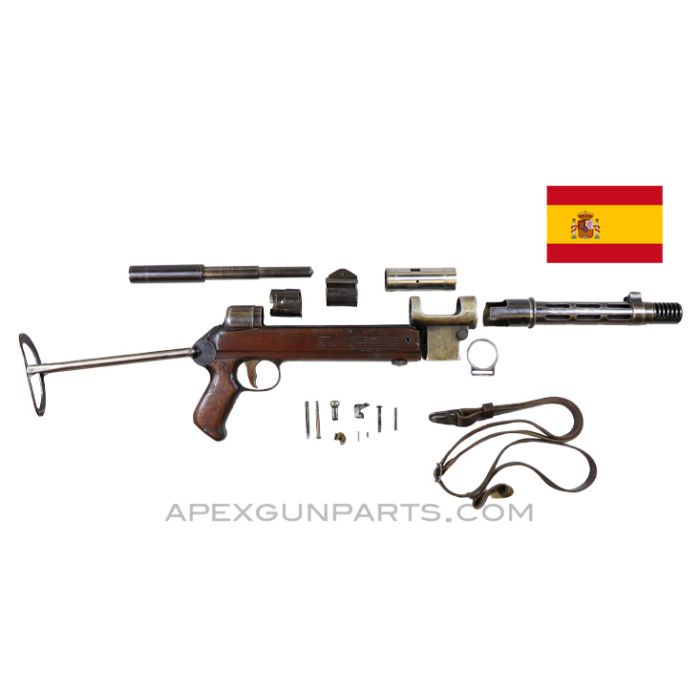 Star Z-45 Parts Kit ,8" Barrel, Folding Stock, 9x23mm, *Very Good*