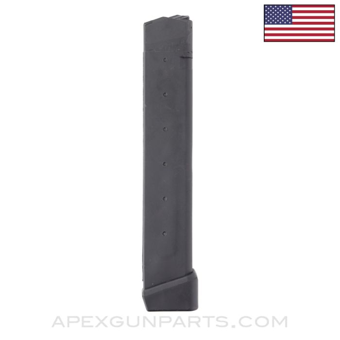 Scherer Manufactured Glock 21 Gen 1-3 Magazine, 28rd, w/ 2rd Floor Plate, .45 Auto *Good*