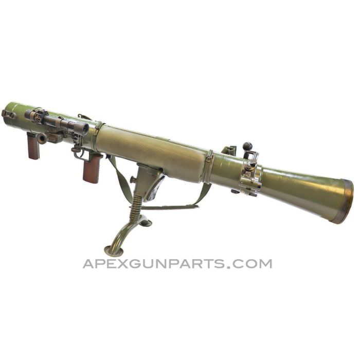 Carl Gustaf 8.4cm M2 Recoilless Rifle w/Optical Sight, Cleaning Kit and Cover, Demilled *Excellent* 