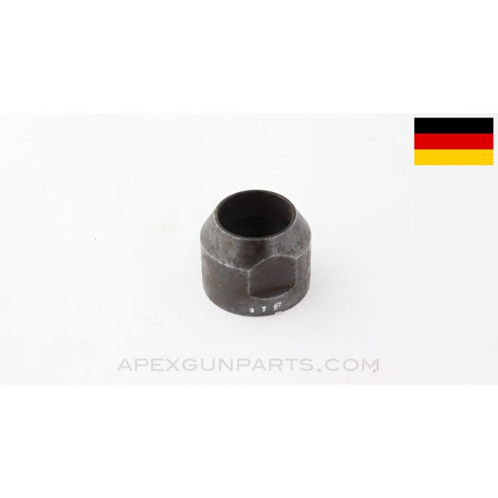 MP-38 / MP-40 Barrel Nut, 2-Sided, Blued, *Good* 