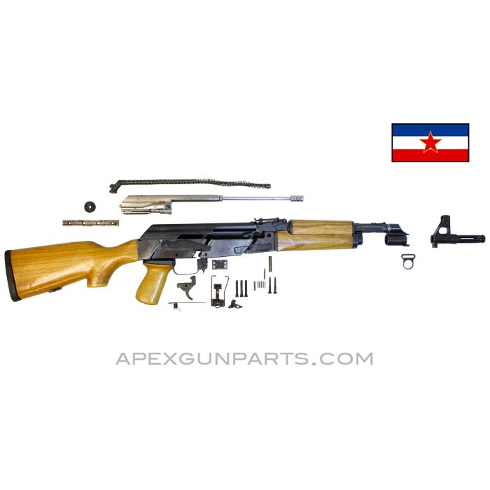 Yugoslavian M76 Parts Set, Matching Numbers, Upgraded Furniture, 8mm *Very Good* 