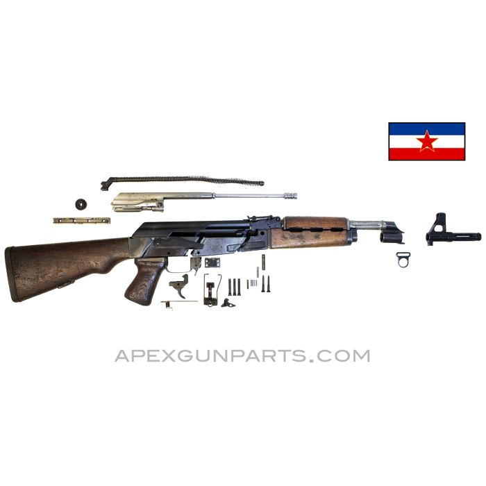 Yugoslavian M76 Parts Set, Non-Matching Numbers, 8mm *Good* 