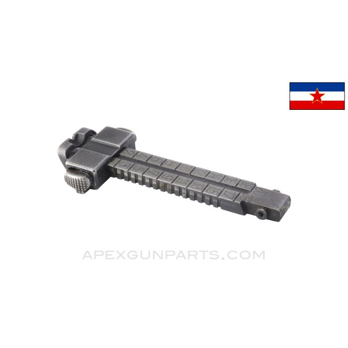 Yugoslavian M48 Mauser Rear Sight Leaf Assembly, *Very Good*