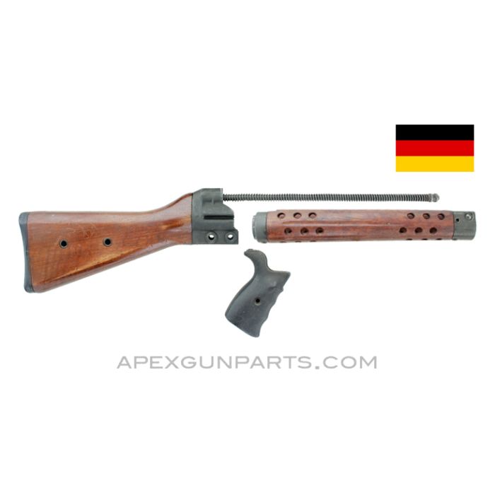 G3 / HK91 Stock Assembly with Handguard & Grip, Wood *Very Good* 