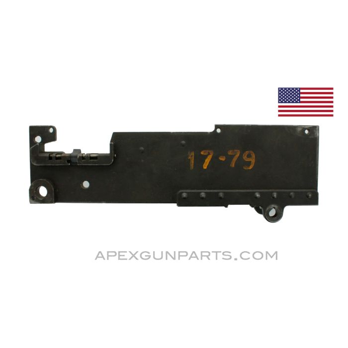 Browning 1919 Left Hand Side Plate (LHSP) w/ Bottom Plate & Pawl Bracket, .30-06, No Rear Sight Base *Good* 