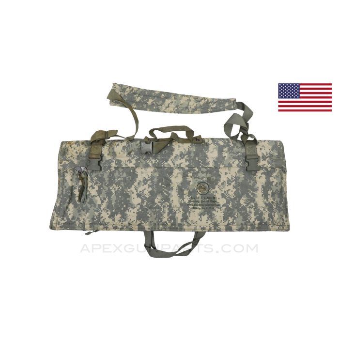 M249 / M240B Spare Barrel Bag, w/ Shoulder Strap, Bulldog Tactical *Good*