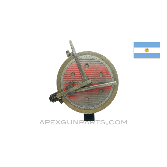 Argentine Colt 1928 MG Range Table Plotter Tool, Zeiss, *Good* 