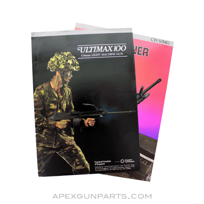 MG Informational Booklets, Set of 2, Ultimax 100 and CIS 50mg, Vintage, *Unused*