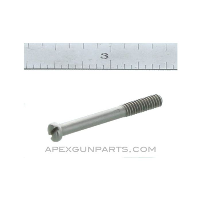 Taurus Revolver Grip Screw, 28mm Long, Nickel, *NOS* 