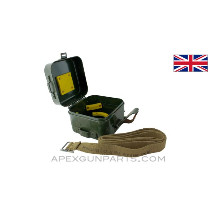 British Army Optic Case NO.1, With Strap, Green Steel, CM.1130A *Very Good* 
