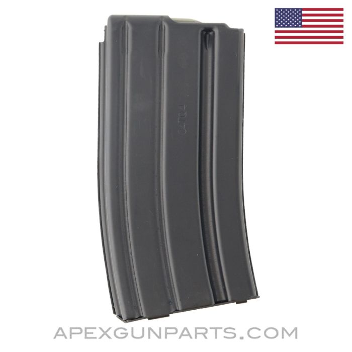AR-15/ M16 20rd Magazine, Aluminum w/MagPul Anti-Tilt Follower, D&H Brand, Black Teflon, 5.56 NATO *NEW* 