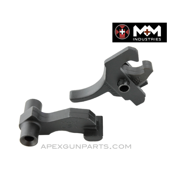 AK Trigger Group, Single Hook, Half-Bow, US Made 922(r) Compliance Part, by M+M, *NEW*