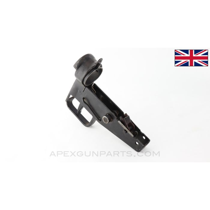 STEN MK 3 Fire Control Housing Assembly, No Dust Cover, Cut Tabs *Fair*