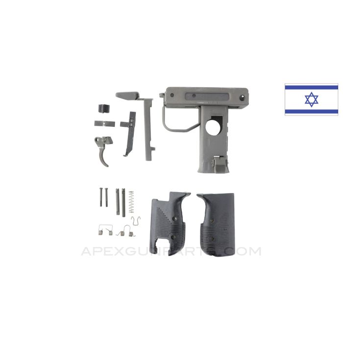 UC9 UZI S/A Fire Control Housing, Disassembled, All Parts MINUS SEAR *Good*