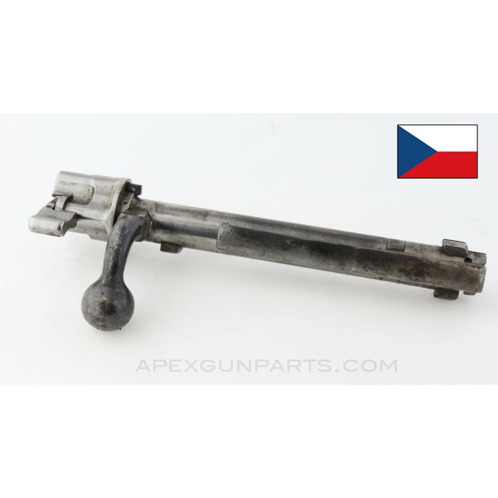 Czech VZ-24 / M98 Carbine Bolt, w/ Sleeve, Safety, and Extractor, No Firing Pin, Turned Down Handle, 7.92x57 *Very Good*
