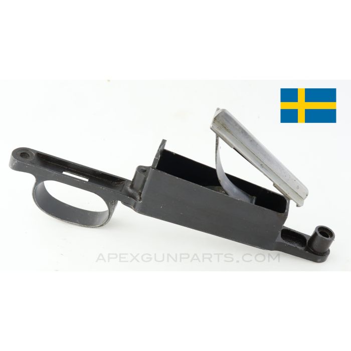 Swedish M94/96 Mauser Trigger Guard, With Magazine Box Assembly *Good*