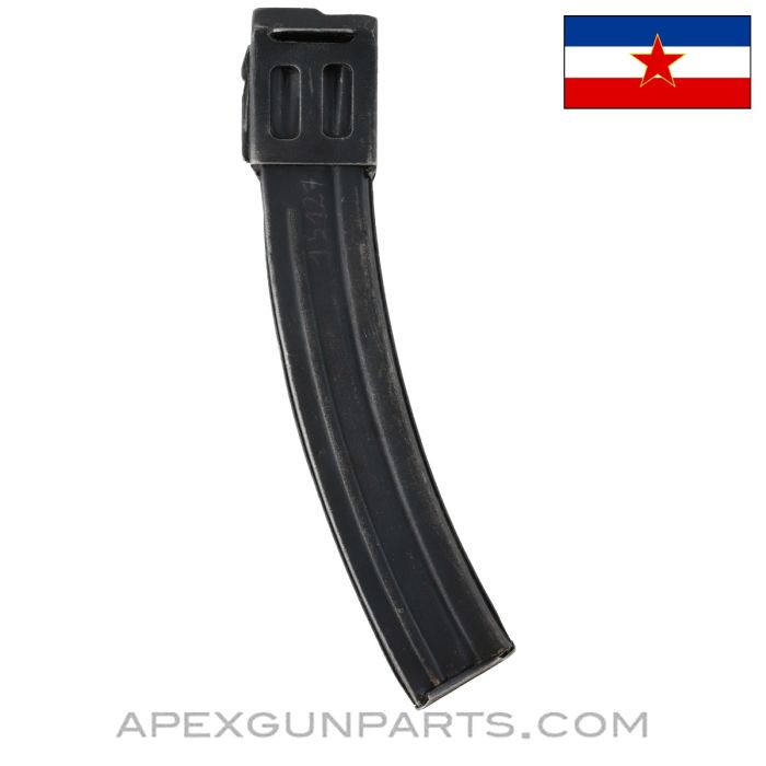 M49/57 Magazine, 35rd, Blued, Serbian, 7.62x25 *Good* 