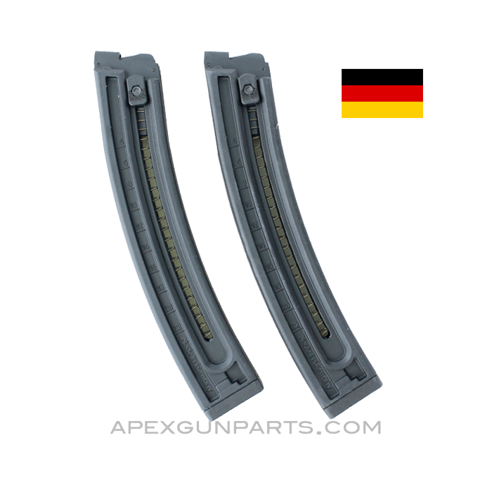 GSG-16 Magazine, 22rd, Black Plastic, .22LR, 2-PACK, *NEW* 