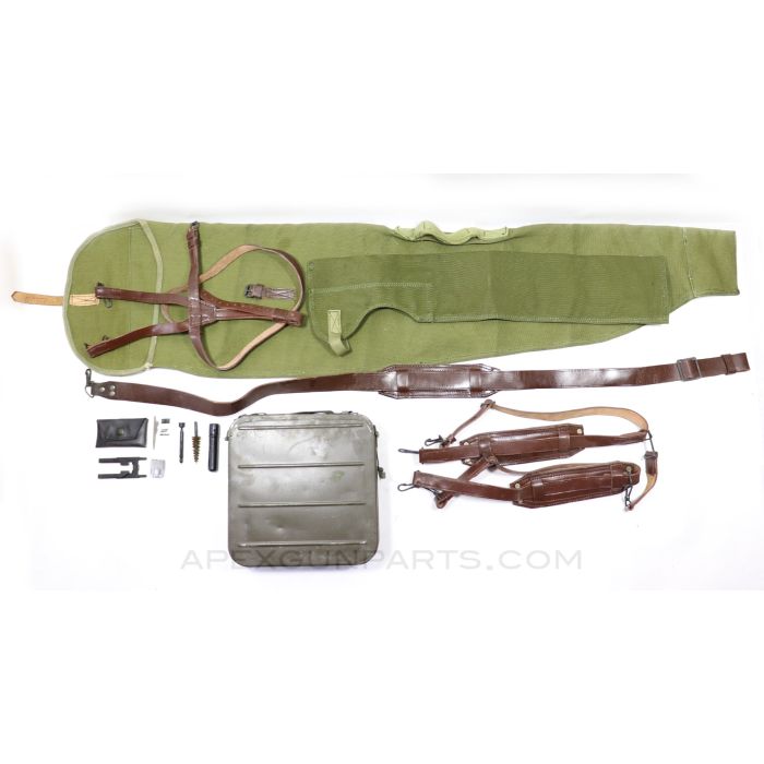 PKM Accessory Bundle, Canvas Covers, Cleaning Kit, Spare parts, Ammo Can *Very Good* 