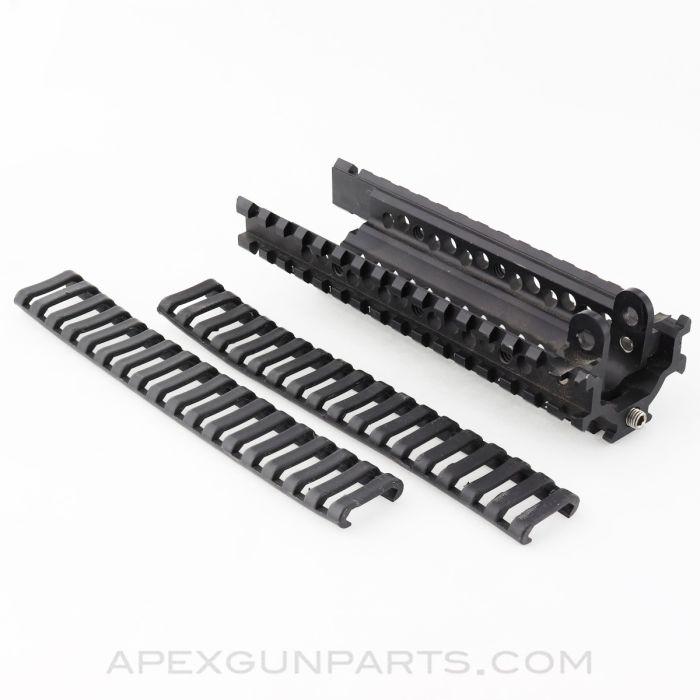 Surefire M63 Picatinny Rail Forend, For MP5, w/ Rail Covers *Very Good*