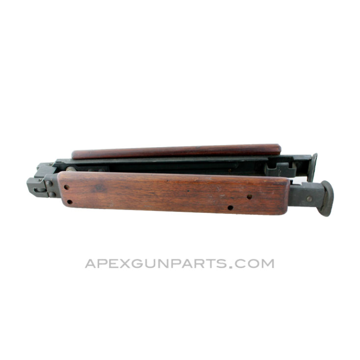 FAL L2A1 / C2A1 Heavy Bipod, Wood Trimmed Legs, *Very Good* 